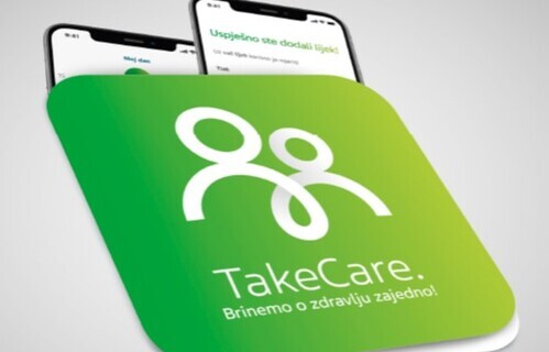 TakeCare. aplikacija sada omugućava i dijeljenje mjerenja